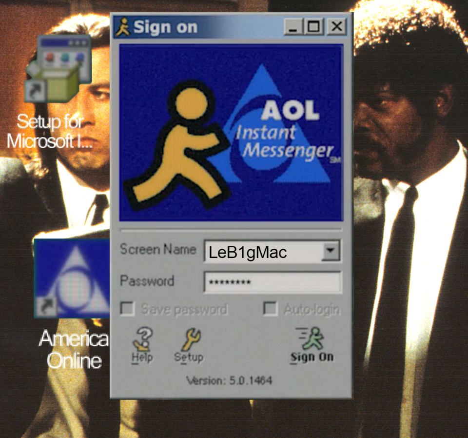 Screenshot of AIM