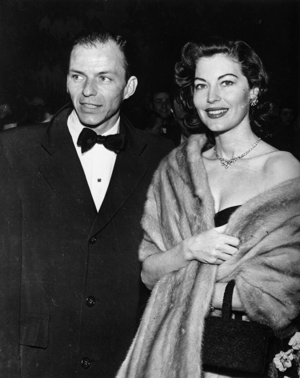 Ava Gardner with her third husband, Frank Sinatra (Getty Images)