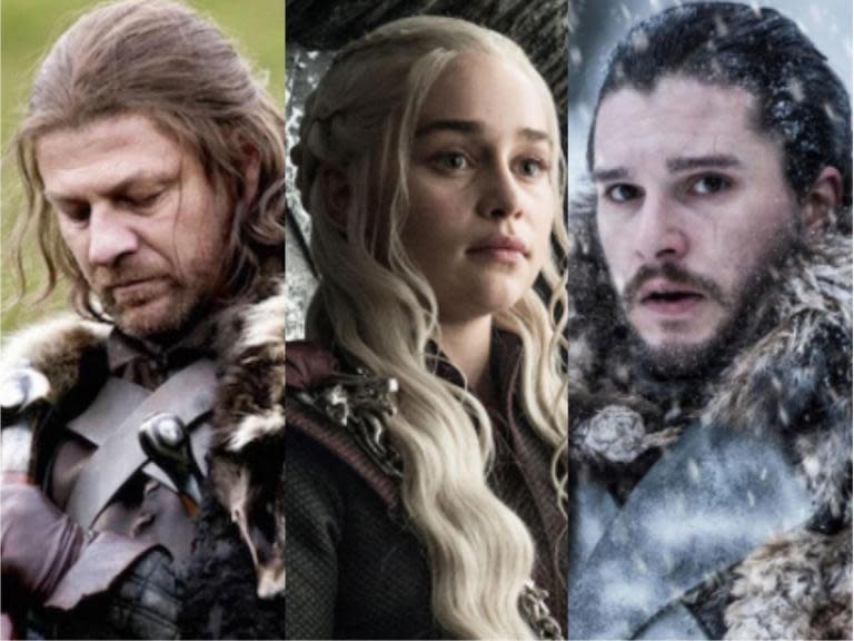 With the eighth and final season of Game of Thrones in full swing, you may need to refresh your knowledge on who exactly is related to who in Westeros.The expansive world of Westeros, created by George RR Martin, has been fleshed out by showrunners David Benioff and DB Weiss ever since the first episode aired on HBO back in 2011.Every season that followed introduced a brand new family and set of characters attempting to make a play for the Iron Throne.Now Jon Snow (Kit Harington) has discovered his true Targaryen heritage, an extensive family tree is more in need than ever – and we have you sorted. Below is a list of all the families, marriages and children – as well as some illicit romances – you should have on your radar ahead of the final run of episodes.The final season of Game of Thrones continues every Sunday.You can find our extensive ranking of every character – from worst to best here.The show will be available on Sky Atlantic and NOW TV in the UK.