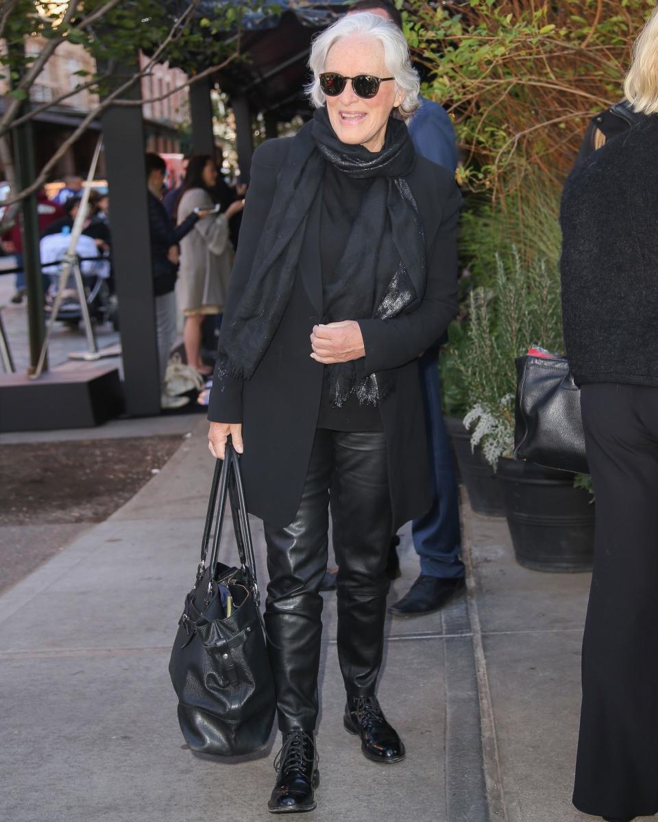 Glenn Close in New York, November 4th, 2019.