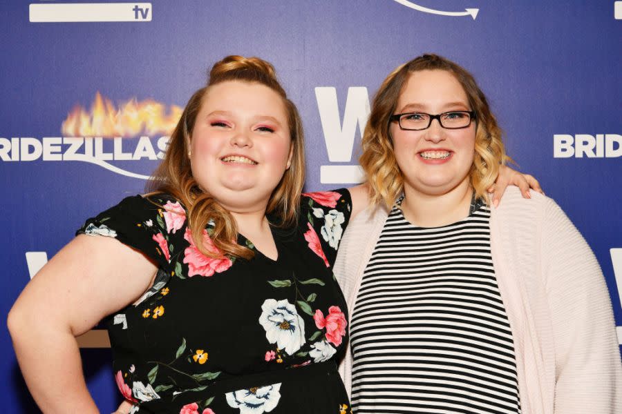 NEW YORK, NEW YORK – MARCH 13: Alana “Honey Boo Boo” Thompson and Lauryn ‘Pumpkin’ Shannon attend WEtv’s premiere fashion event celebrating the return of “Bridezillas” on March 13, 2019 at Angel Orensanz Foundation in New York City. (Photo by Dia Dipasupil/Getty Images for WEtv)