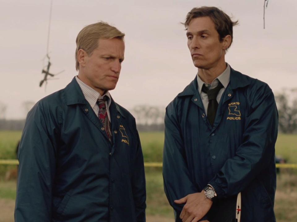 Rust and Woody Harrelson True Detective Season one