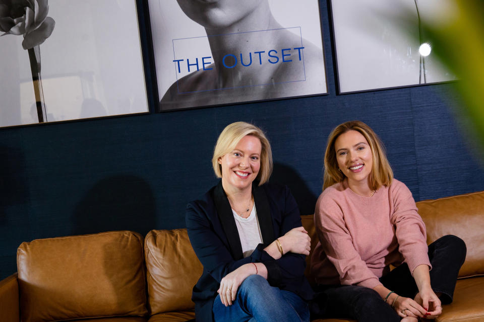 Kate Foster Lengyel and Scarlett Johansson - Credit: Lexie Moreland/WWD