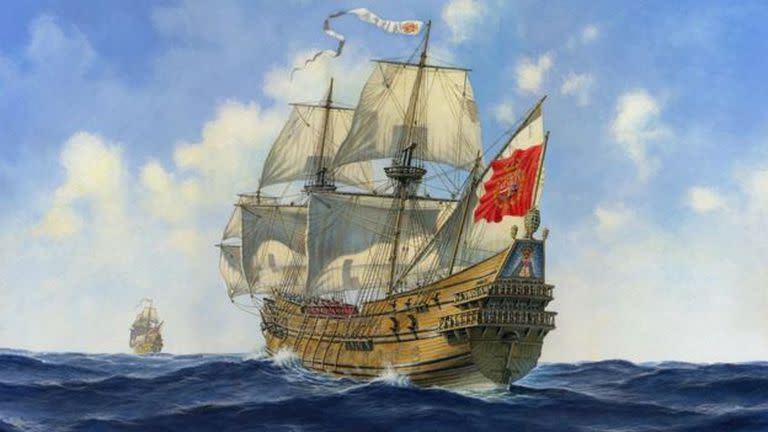 El galeón Nuestra Señora de Las Maravillas se hundió en 1656, cuando chocó con un arrecife cerca de las Bahamas.