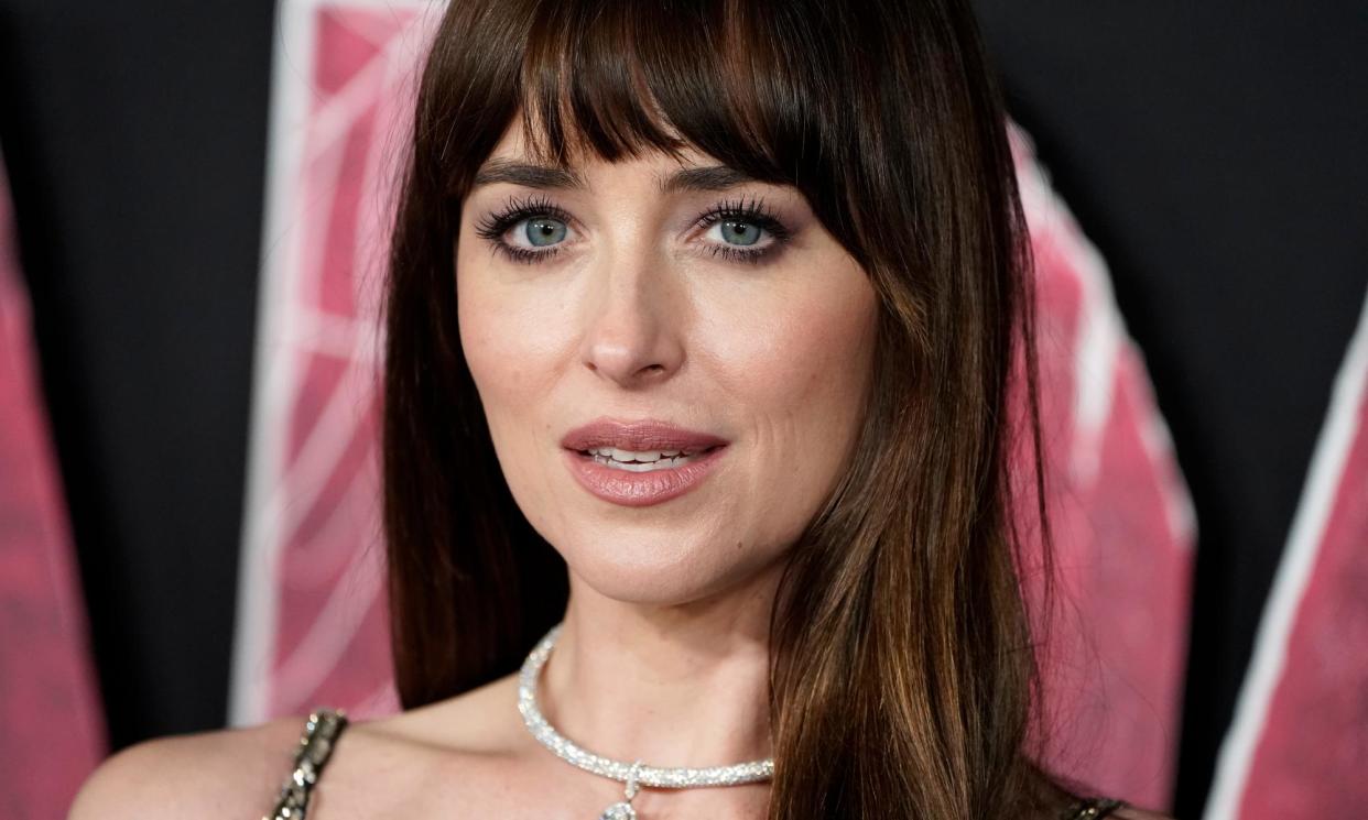 <span>Dakota Johnson at the premiere of Madame Web.</span><span>Photograph: Jordan Strauss/Invision/AP</span>