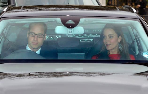 Kate and Wills aim to drop George off and collect him every day. Photo: Getty Images