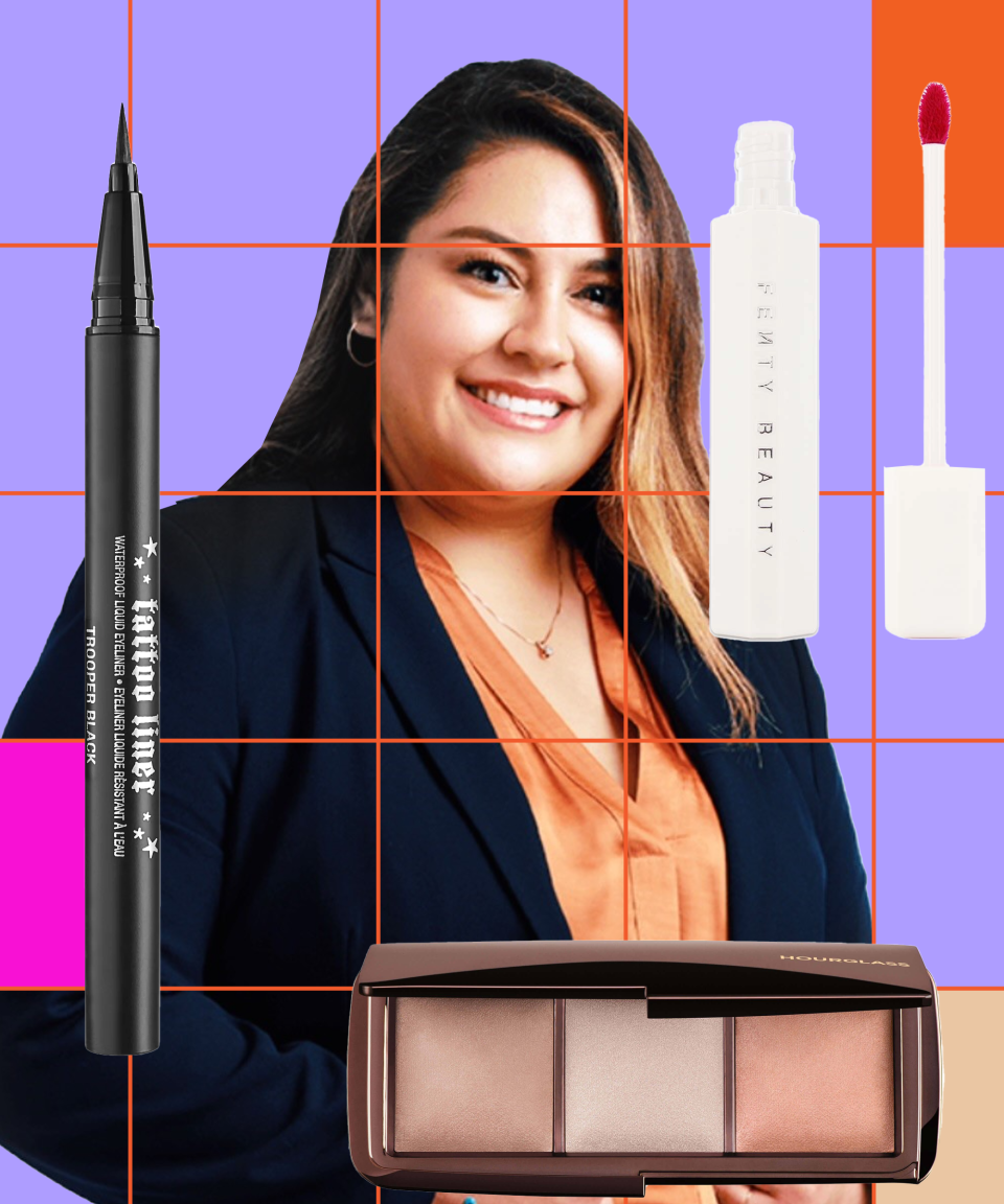 <strong><h2>Victoria del Campo, 31, Minneapolis, MN</h2></strong><br><br><strong>Industry: </strong>Law<br><br><strong>What it's like being a Latina in law:</strong> “The law industry is dominated by men, and that is apparent at law firms, where women account for only 38% of attorneys. I am fortunate because the department I specialize in — labor and employment — at my firm is made up of mostly women, which is very empowering. I work with <em>some </em>minority women, but not many, sadly. Still, there is a lot of camaraderie, and the female partners I work with go out of their way to mentor and staff young women associates, which makes things feel more equal."<br> <br><strong>To be taken seriously, I had to…</strong> “Do the hard work and be open to criticism. I always try to be self-compassionate when I make a mistake, especially at work, because I am not a machine and I am not perfect. And I think that adds value to me as an attorney — I’m always willing to admit when I’m wrong and learn from it. That perspective allows me to connect with my clients, and it’s also proven to be a big reason why others take me seriously. But it's still difficult [to be taken seriously], though. When I practiced in Texas (where I began my career in law), I consistently felt undermined by others because I was young and a WOC. Since moving to Minnesota, it’s been easier to integrate and be treated equally, but again, I attribute that to working with strong and empowering women. I did work with empowering women in Texas, but the fact that there’s more representation [at my current firm] makes a big difference.”<br><br><strong>How I use beauty to empower myself at work:</strong> “Skin care is a big part of my life, so I tend to go with a no makeup-makeup look with help from <a href="http://pubads.g.doubleclick.net/gampad/clk?id=6099815440&iu=/16916245/oo_web/r29" rel="nofollow noopener" target="_blank" data-ylk="slk:Hourglass Ambient Lighting Palette;elm:context_link;itc:0;sec:content-canvas" class="link ">Hourglass Ambient Lighting Palette</a> and a pop of color on my lips. I stick to a coral or red pout; <a href="http://pubads.g.doubleclick.net/gampad/clk?id=6100633169&iu=/16916245/oo_web/r29" rel="nofollow noopener" target="_blank" data-ylk="slk:Fenty Beauty by Rihanna Poutsicle Hydrating Lip Stain;elm:context_link;itc:0;sec:content-canvas" class="link ">Fenty Beauty by Rihanna Poutsicle Hydrating Lip Stain</a> is one of my favorites. But I'll switch up my look for meetings or court appearances and wear eyeshadow and eyeliner (I love <a href="http://pubads.g.doubleclick.net/gampad/clk?id=6099815698&iu=/16916245/oo_web/r29" rel="nofollow noopener" target="_blank" data-ylk="slk:KVD Tattoo Liner;elm:context_link;itc:0;sec:content-canvas" class="link ">KVD Tattoo Liner</a>). Even though I typically go for a natural look, makeup has always been a symbol of empowerment for me. I feel more confident knowing that I took the 10 extra minutes to apply it."<br><br><strong>KVD Beauty</strong> Tattoo Liner, $, available at <a href="https://go.skimresources.com/?id=30283X879131&url=https%3A%2F%2Fpubads.g.doubleclick.net%2Fgampad%2Fclk%3Fid%3D6099815698%26iu%3D%2F16916245%2Foo_web%2Fr29" rel="noopener" target="_blank" data-ylk="slk:Ulta Beauty;elm:context_link;itc:0;sec:content-canvas" class="link ">Ulta Beauty</a><br><br><strong>Hourglass</strong> Ambient Lighting Palette, $, available at <a href="https://go.skimresources.com/?id=30283X879131&url=https%3A%2F%2Fpubads.g.doubleclick.net%2Fgampad%2Fclk%3Fid%3D6099815440%26iu%3D%2F16916245%2Foo_web%2Fr29" rel="noopener" target="_blank" data-ylk="slk:Ulta Beauty;elm:context_link;itc:0;sec:content-canvas" class="link ">Ulta Beauty</a><br><br><strong>Fenty Beauty By Rihanna</strong> Poutsicle Hydrating Lip Stain, $, available at <a href="https://go.skimresources.com/?id=30283X879131&url=https%3A%2F%2Fpubads.g.doubleclick.net%2Fgampad%2Fclk%3Fid%3D6100633169%26iu%3D%2F16916245%2Foo_web%2Fr29" rel="noopener" target="_blank" data-ylk="slk:Ulta Beauty;elm:context_link;itc:0;sec:content-canvas" class="link ">Ulta Beauty</a>