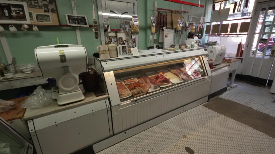 Albanese Meats & Poultry, on Elizabeth Street in Little Italy.  / Credit: CBS News