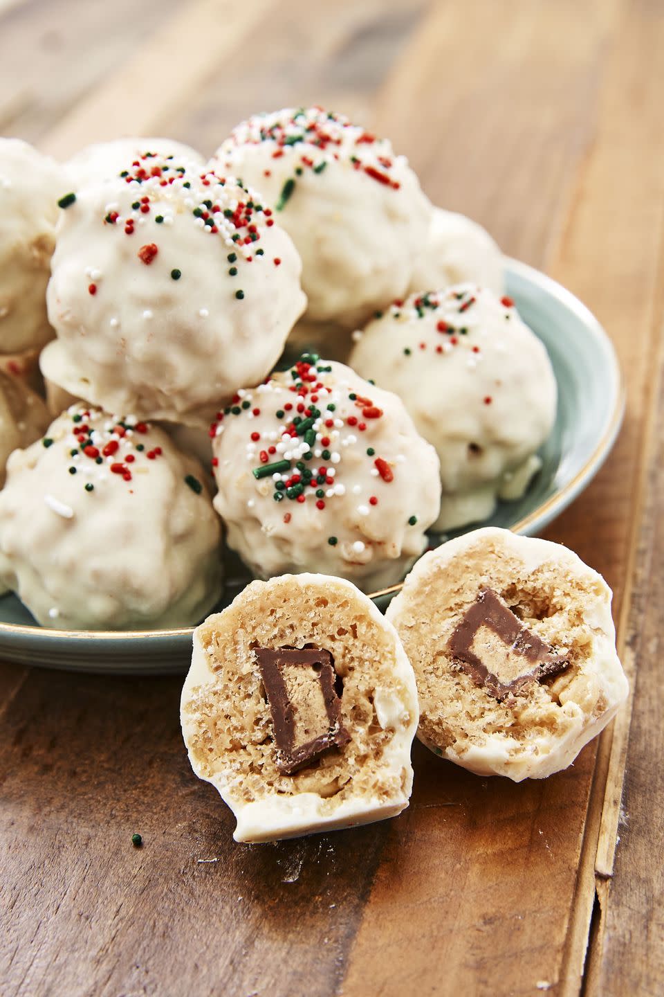 Rice Krispie Snowballs