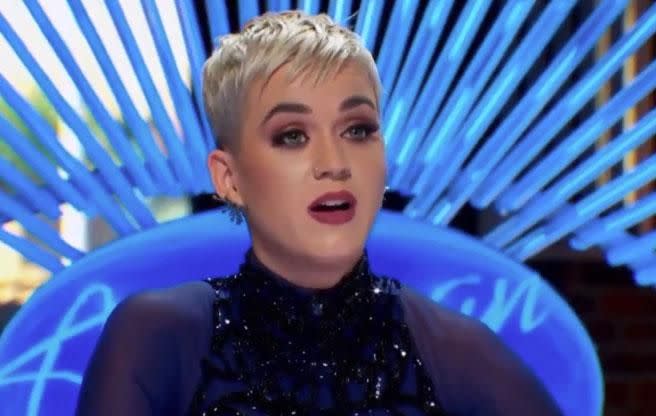 Umm you said what? Katy then said, 'I love her as a songwriter as well'. Source: ABC