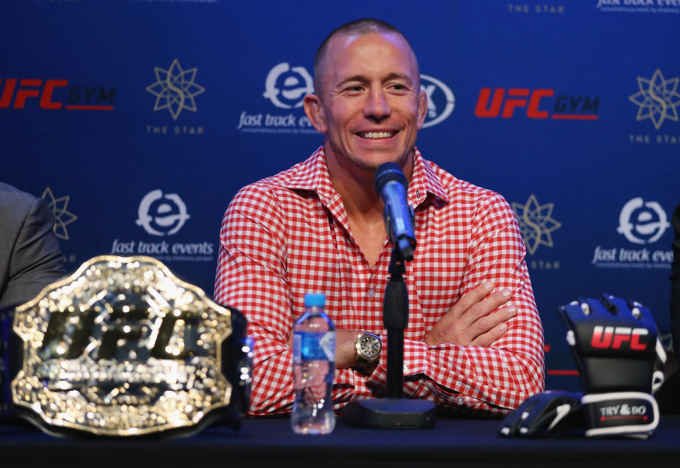 Georges St-Pierre will be inducted into the UFC Hall of Fame later this year.