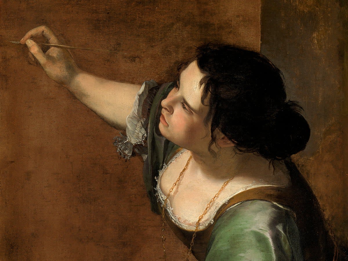 Artemisia Gentileschi, ‘Self-Portrait as the Allegory of Painting (La Pittura)', c.1638-1639 (Royal Collection Trust / © His Majesty King Charles III 2024)