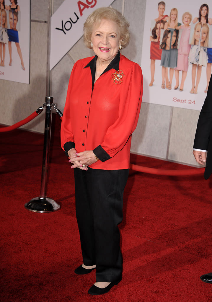 You Again LA Premiere 2010 Betty White