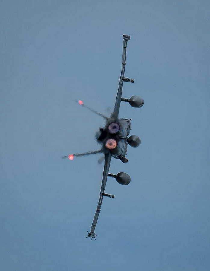 A CF-18 in full afterburner. Credit: U.S. Air National Guard photo by Dale Greer