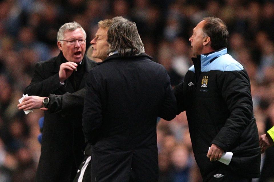 Sir Alex Ferguson and Mancini clashed in 2012 (Dave Thompson/PA) (PA Archive)