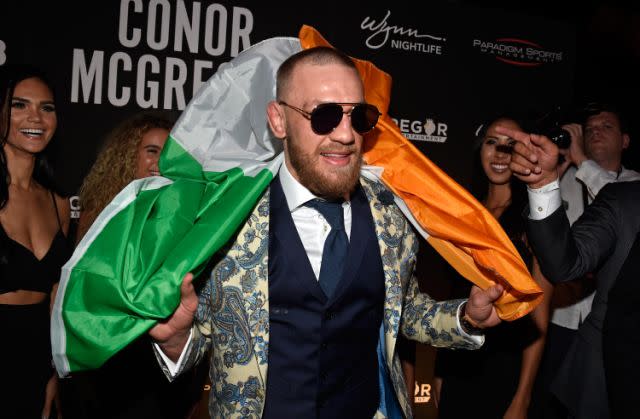 McGregor has been living the high life since fighting Mayweather in August. Pic: Getty