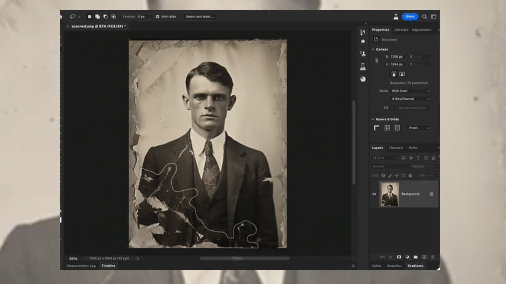  Photoshop Generative Fill photo restoration 