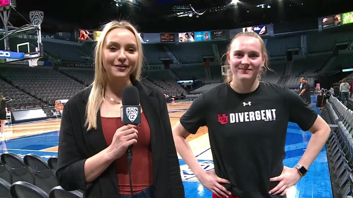 Utah's Brynna Maxwell previews Pac12 Women's Basketball Tournament