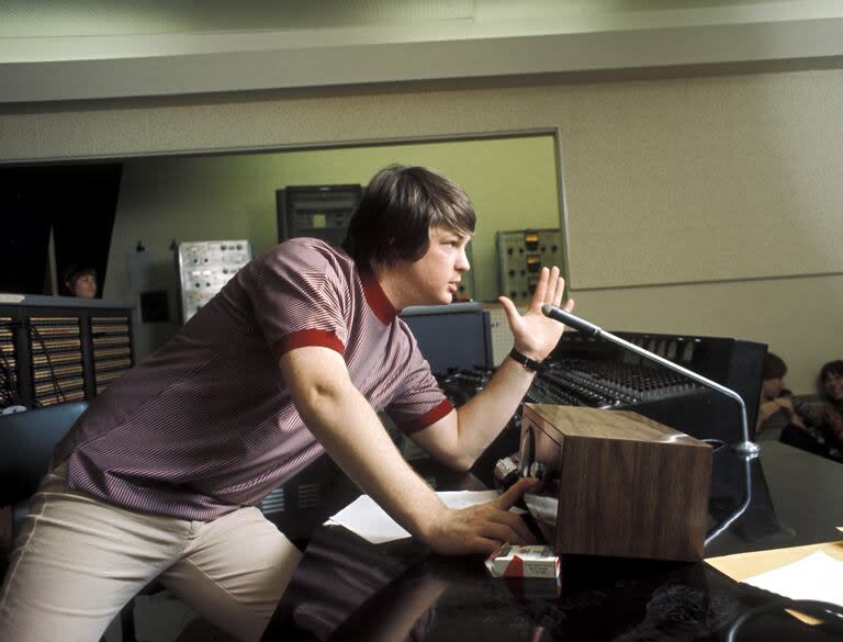 Brian Wilson en 1966, durante la grabación de Pet Sounds