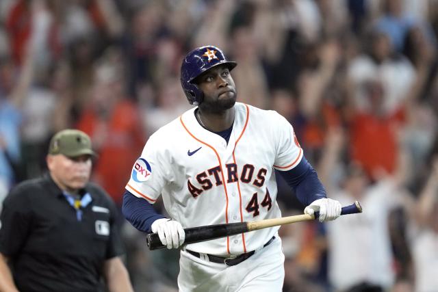 Yordan Alvarez lifts Houston Astros past Oakland Athletics