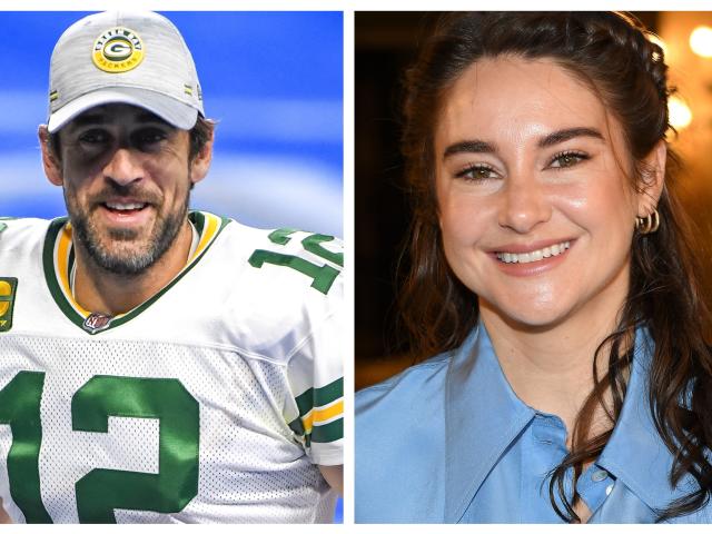 Shailene Woodley joked that her dog would 'disown' her if she didn't date Aaron  Rodgers because he's great at playing fetch