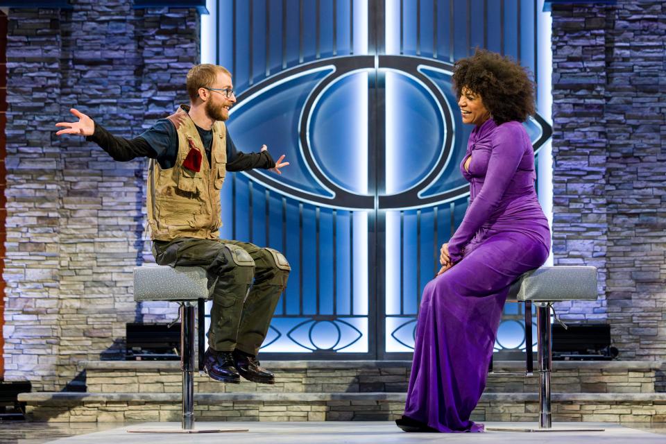 Big Brother Canada Season 12: Sixth evictee Elijah Kazlauskas exits the BBCAN house to chat with host Arisa Cox (Joanna Bell)