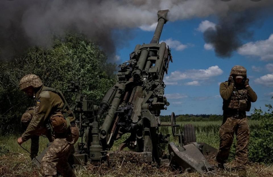 烏克蘭軍方稱，俄羅斯軍隊在東部取得「部份成功」，但烏軍持續在頓涅茨克附近地區堅守陣地。   圖：翻攝自推特（資料照）