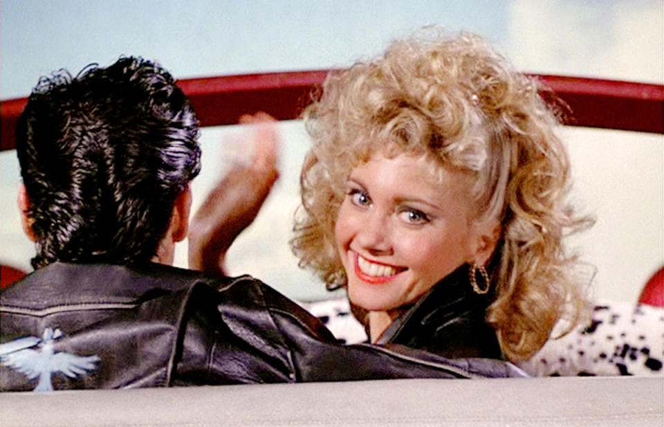 Olivia Newton John interpretando a Sandy en 'Grease' (Foto: Paramount Pictures/CBS via Getty Images)