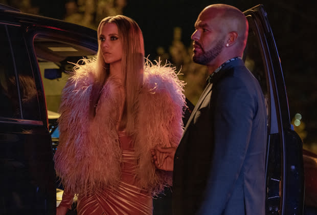 Riley Voelkel and Amaury Nolasco in Hightown Season 2