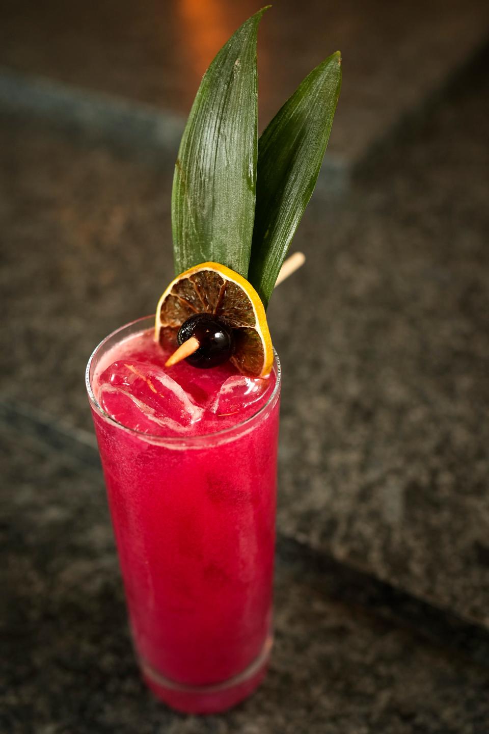 A Beet Daze cocktail from Kona Craft Kitchen