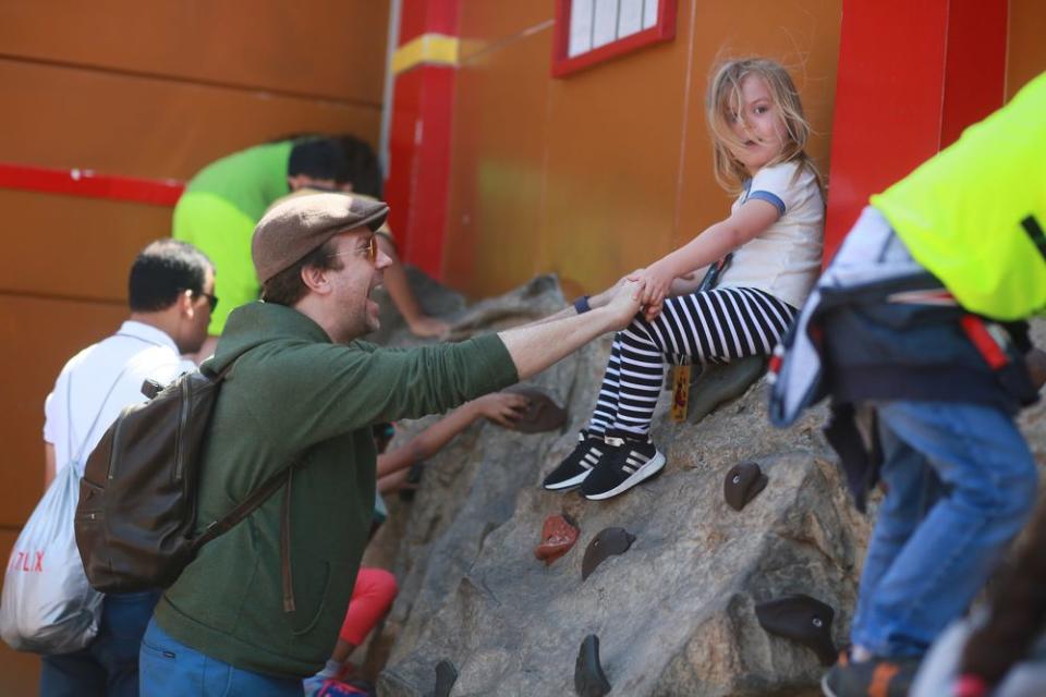 Jason Sudeikis and daughter Daisy | Sandy Huffaker/Legoland