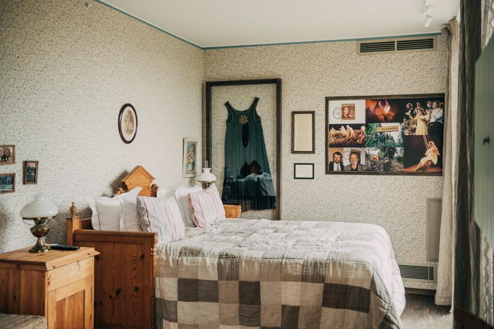 ABBA memorabilia adorns the guest rooms at Pop House.