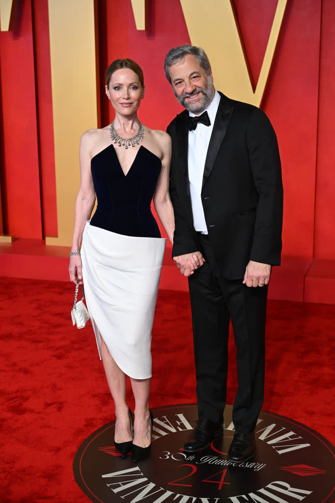 Leslie Mann and Judd Apatow