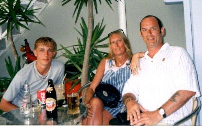 Pauline and Jim Green on holiday in Greece with Matt, aged 13 - Courtesy of Pauline and Jim 