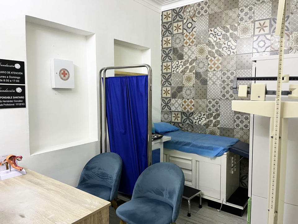 A Fundación ILE examination room. (Isabela Espadas Barros Leal / NBC News)