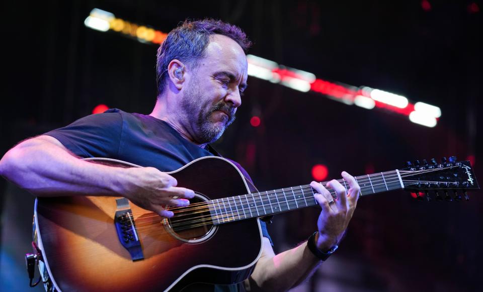 The Dave Matthews Band jams at Xfinity Center in Mansfield on Friday.