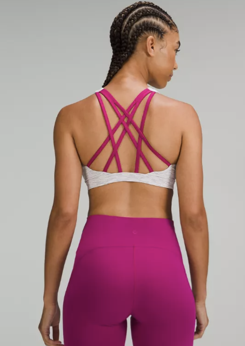 Free to Be Serene Bra, Light Support, C/D Cup. PHOTO: Lululemon