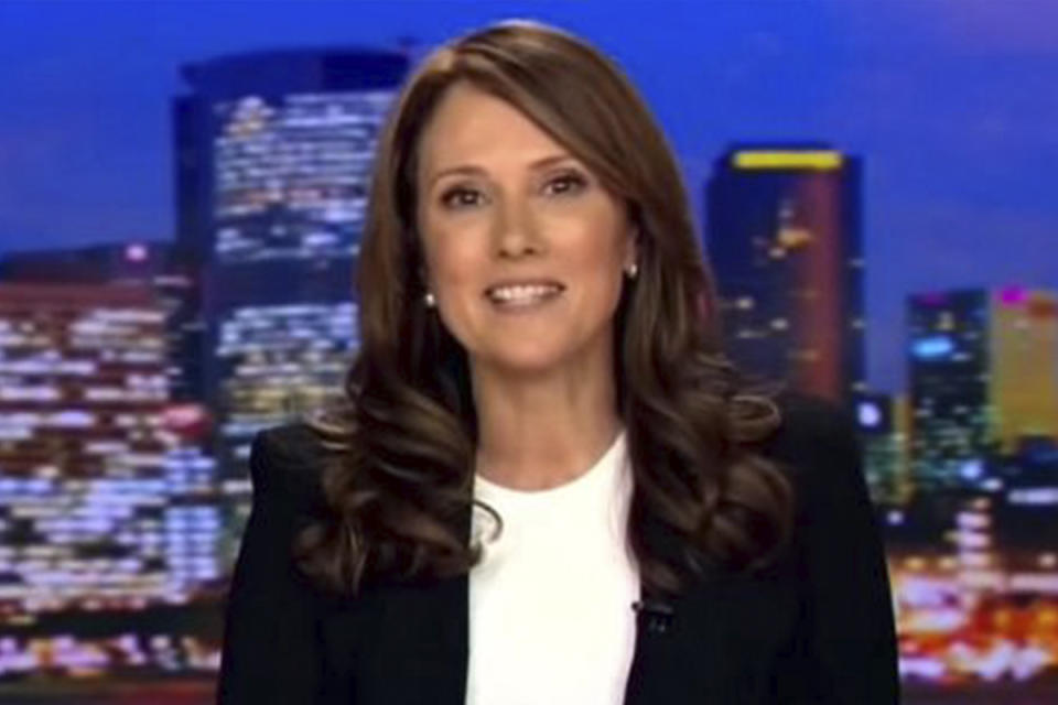 Chris wrapped up 20 years with Seven News in 2015 with her final bulletin. Photo: Channel 7.