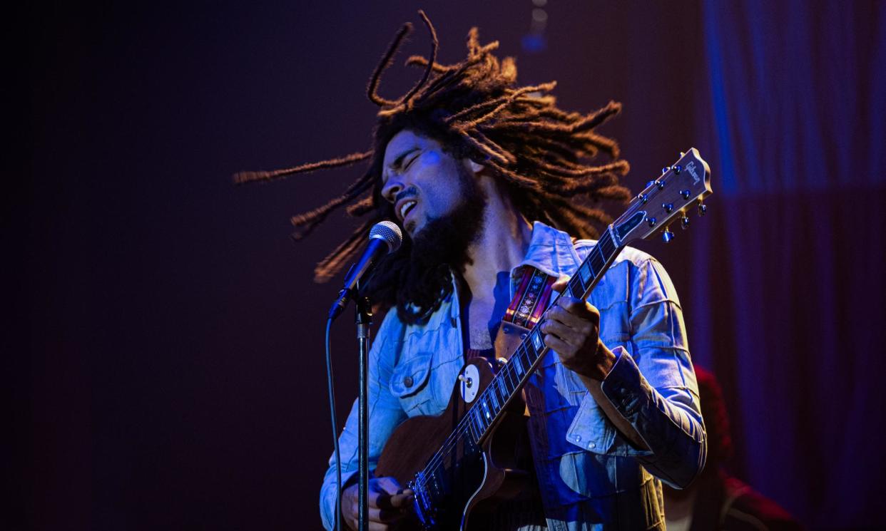 <span>Kingsley Ben-Adir in Bob Marley: One Love.</span><span>Photograph: Chiabella James/Paramount Pictures</span>