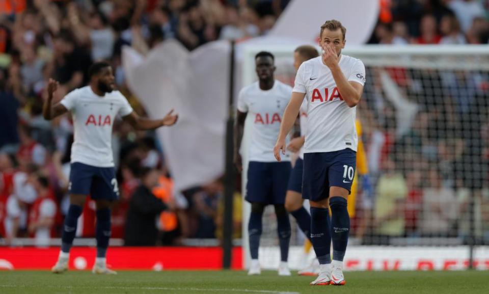 Harry Kane and Tottenham endured a tough day at the Emirates.