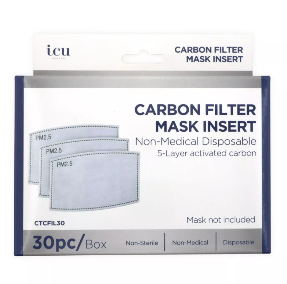 ICU Health Carbon Filter Face Mask Insert