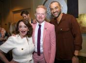 <p>Rachel Dratch, Jesse Tyler Ferguson and Jesse Williams pose together at the Tony Awards Meet the Nominees event on May 12 in New York City.</p>