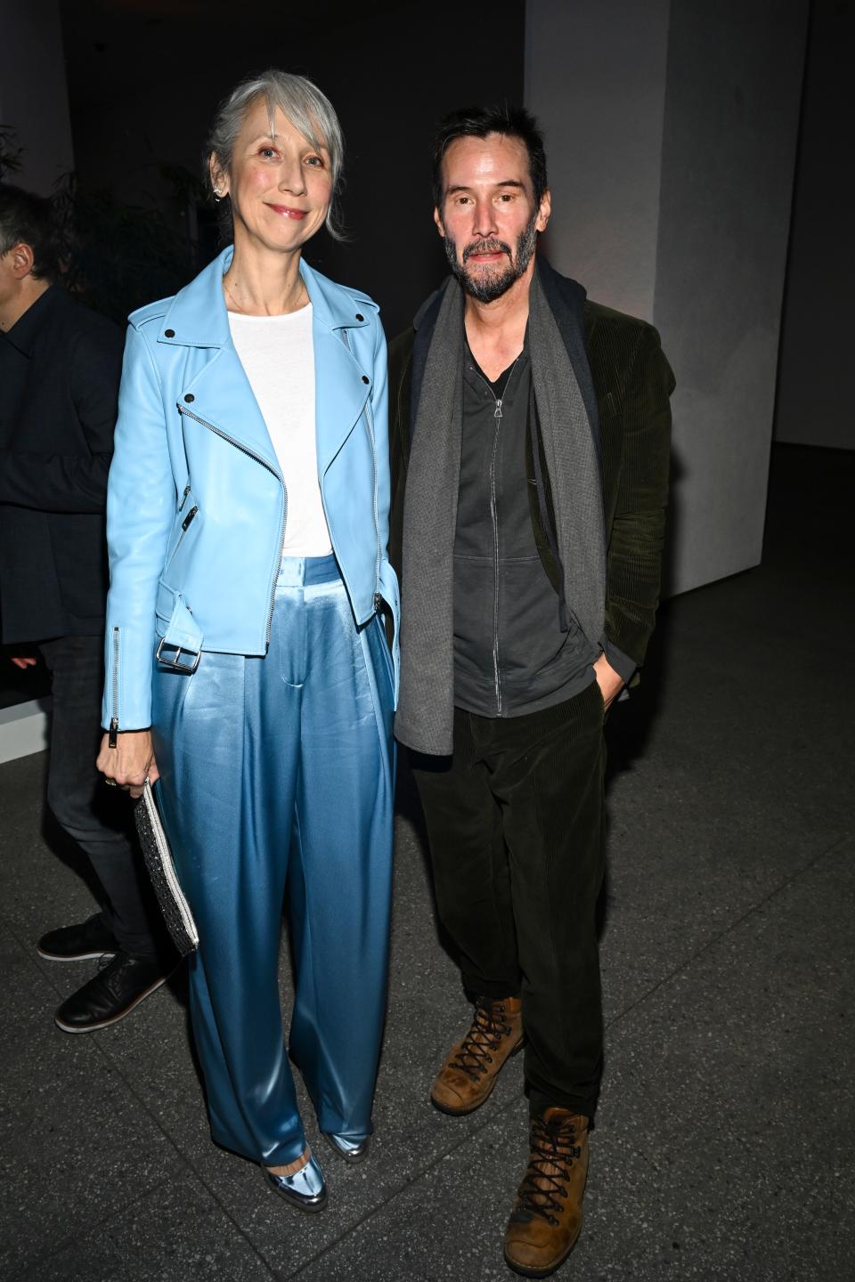 Alexandra Grant and Keanu Reeves on May 4, 2024 in Los Angeles, California.