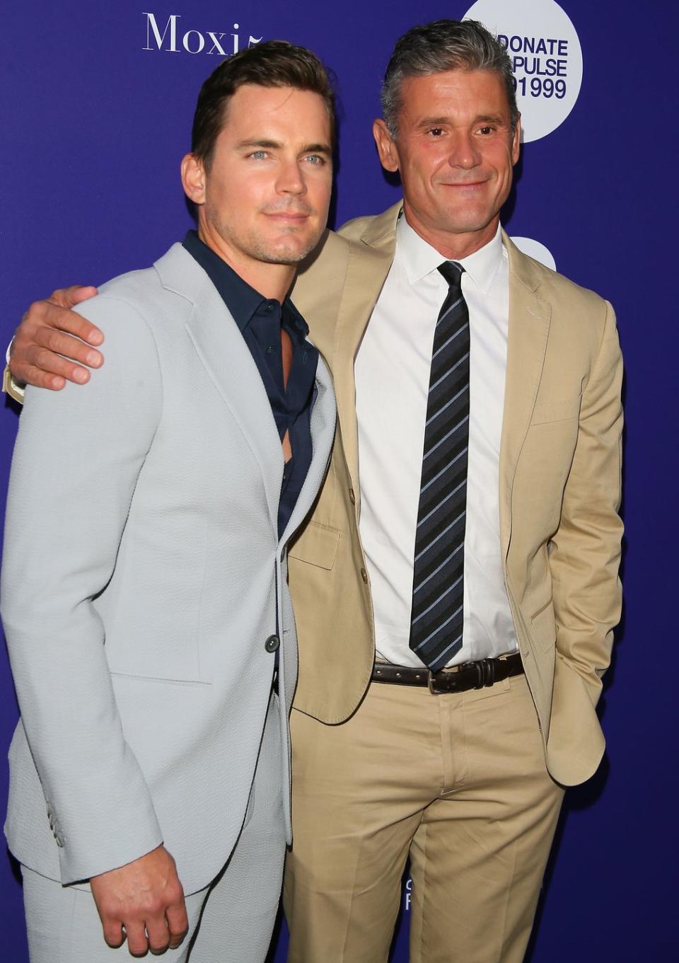 Matt Bomer and Simon Halls