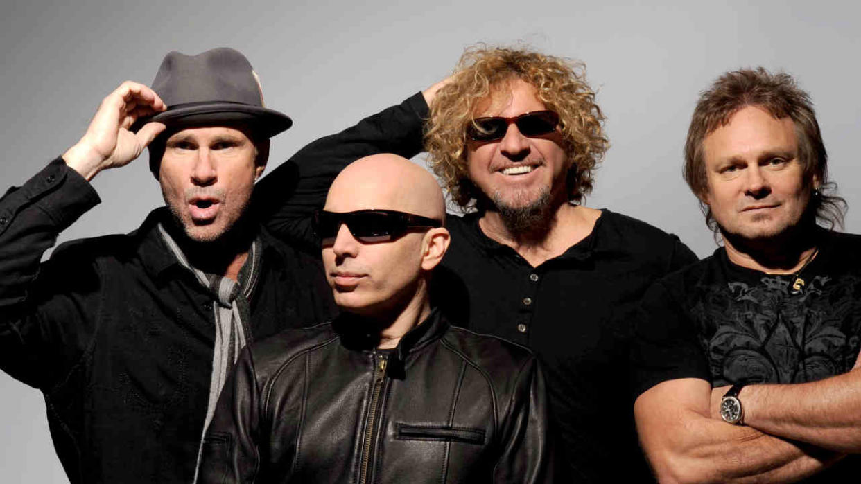  A portrait of Chickenfoot in 2011. 