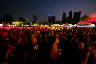 Overview of the crowds at Padang Stage. (PHOTO: Singapore GP)