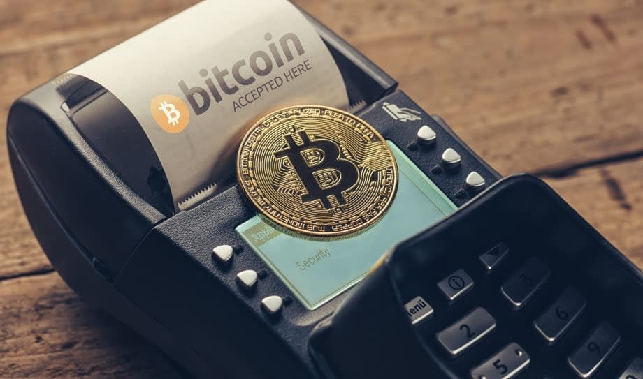 Bitcoin-Münze