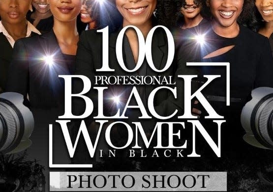 100 Professional Black Women in Black, an empowerment photo shoot, is scheduled for 2 p.m. on Jan. 6, 2023, in downtown Fayetteville, NC.