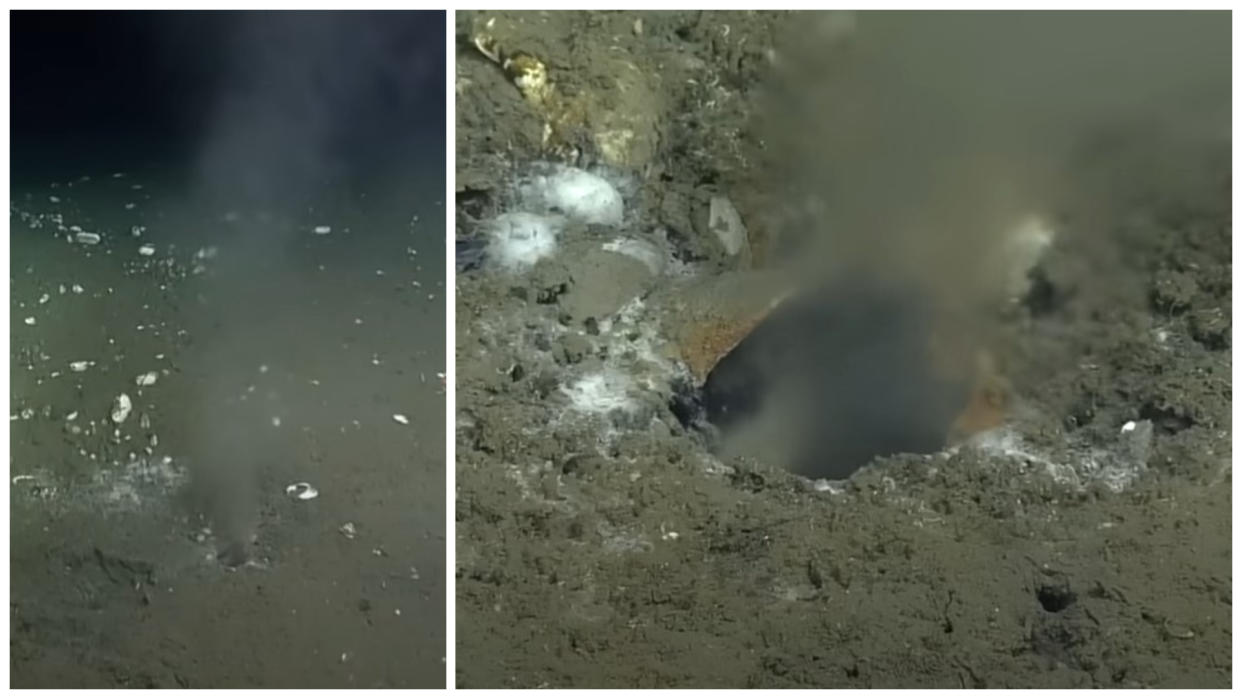  fluid spewing from the seafloor off Oregon 