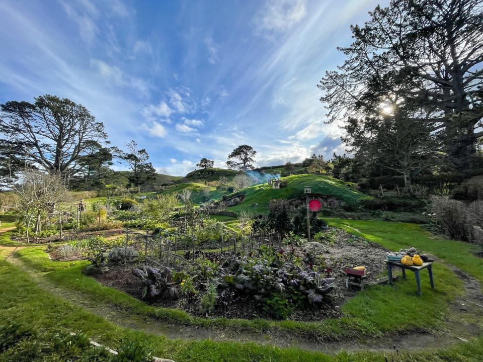 The Hobbiton Movie Set.